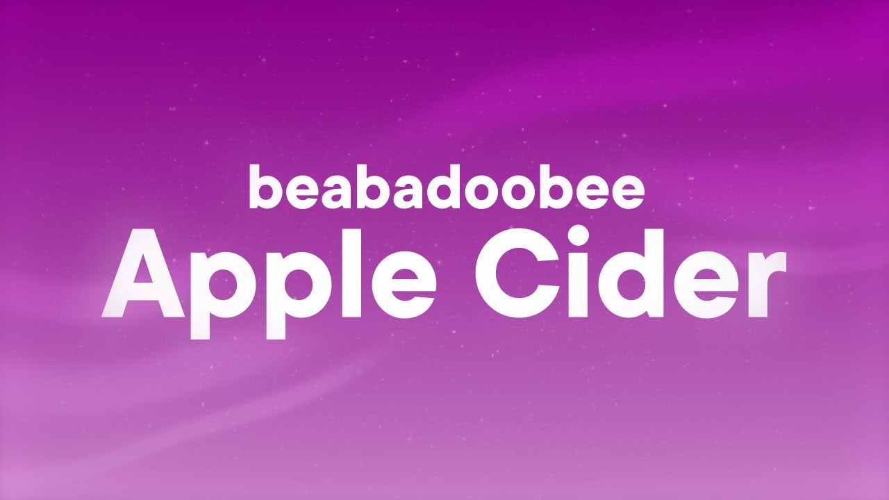 beabadoobee - Apple Cider (Lyrics) - YouTube