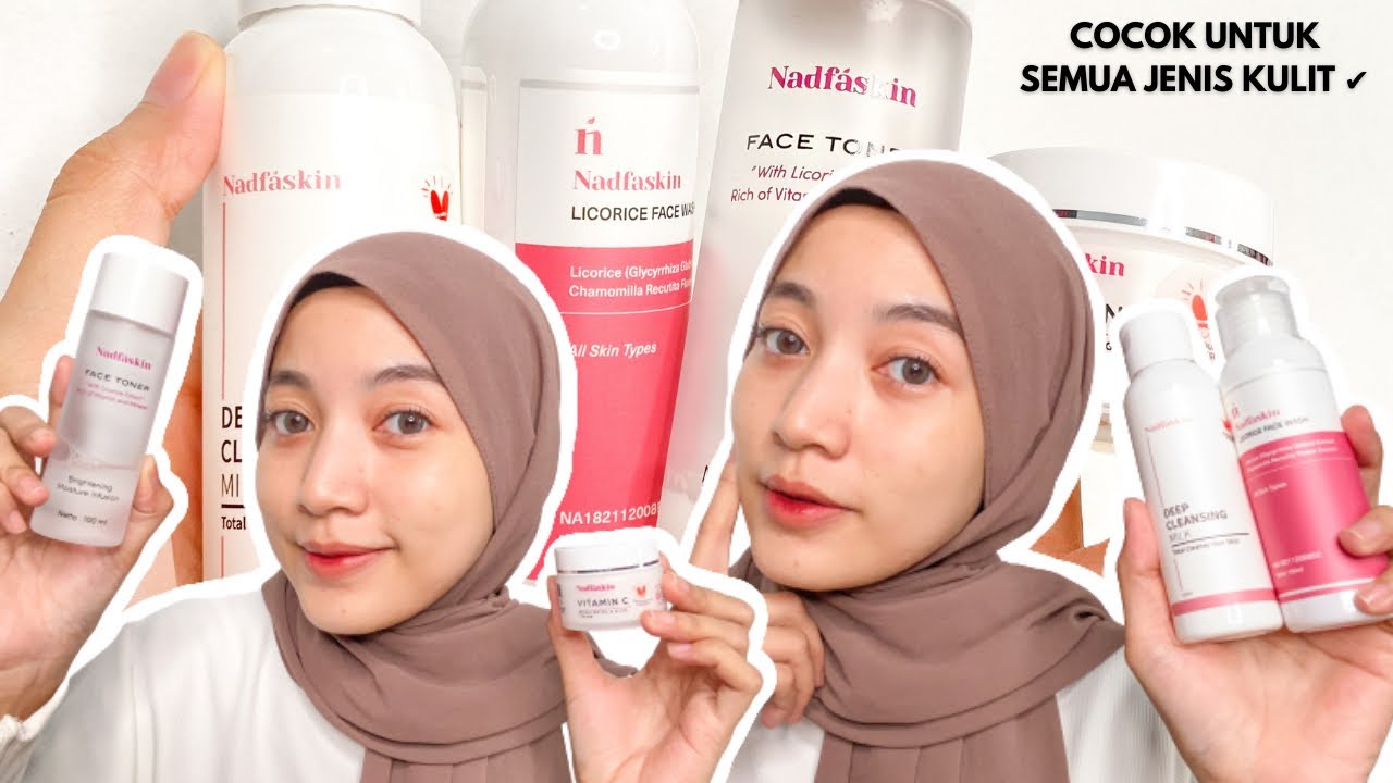 REVIEW NADFASKIN PEMAKAIAN 2 MINGGU - COCOK UNTUK MENCERAHKAN NODA BEKAS JERAWAT