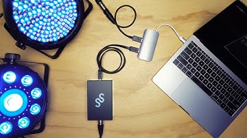 SoundSwitch V1 + Micro DMX Interface Connection Guide