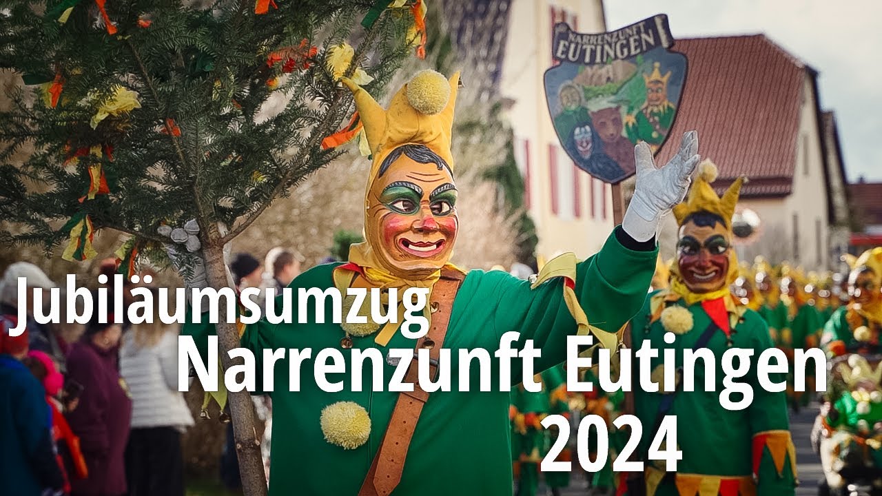 Jubiläumsumzug Eutingen 2024 Video