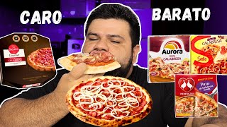 Pizza de Calabresa Congelada Caro vs Barato