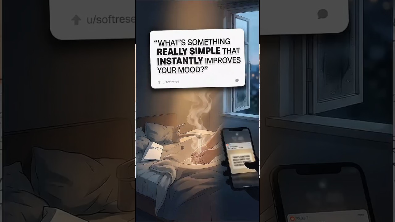 What’s a REALLY simple thing that instantly improves your mood?