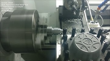 DynaPath TF Flat Bed Lathe Machining Demo