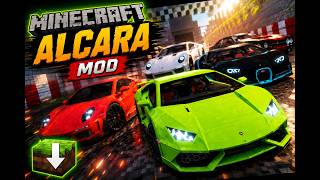 How to Download Alcara Mod for Minecraft | Install Super Cars Pack 🚗💨