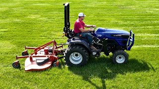 ELECTRIC Tractor FIRST MOWING! Serious PTO Limitation!
