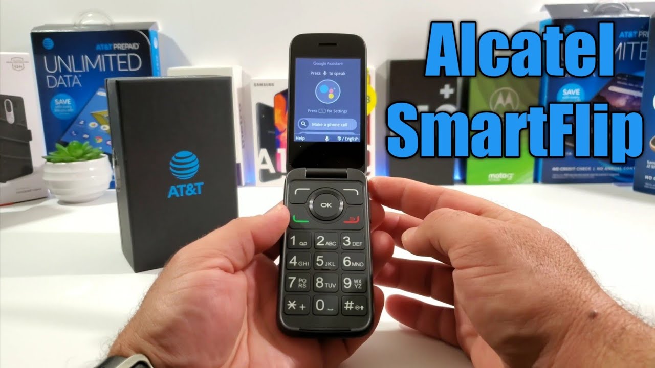 Alcatel SmartFlip Unboxing and Hands-On - YouTube