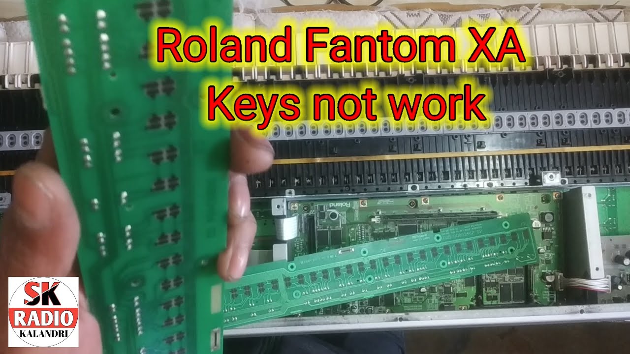 Roland Fantom XA Keys Not Work / fantom repair / #roland