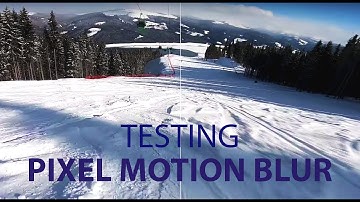 After Effects pixel motion blur test