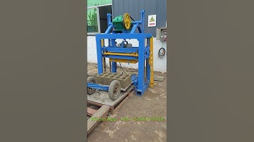 Osino QTJ4-40 small manual concrete hollow block making machine price in kenya cameroon ghana congo