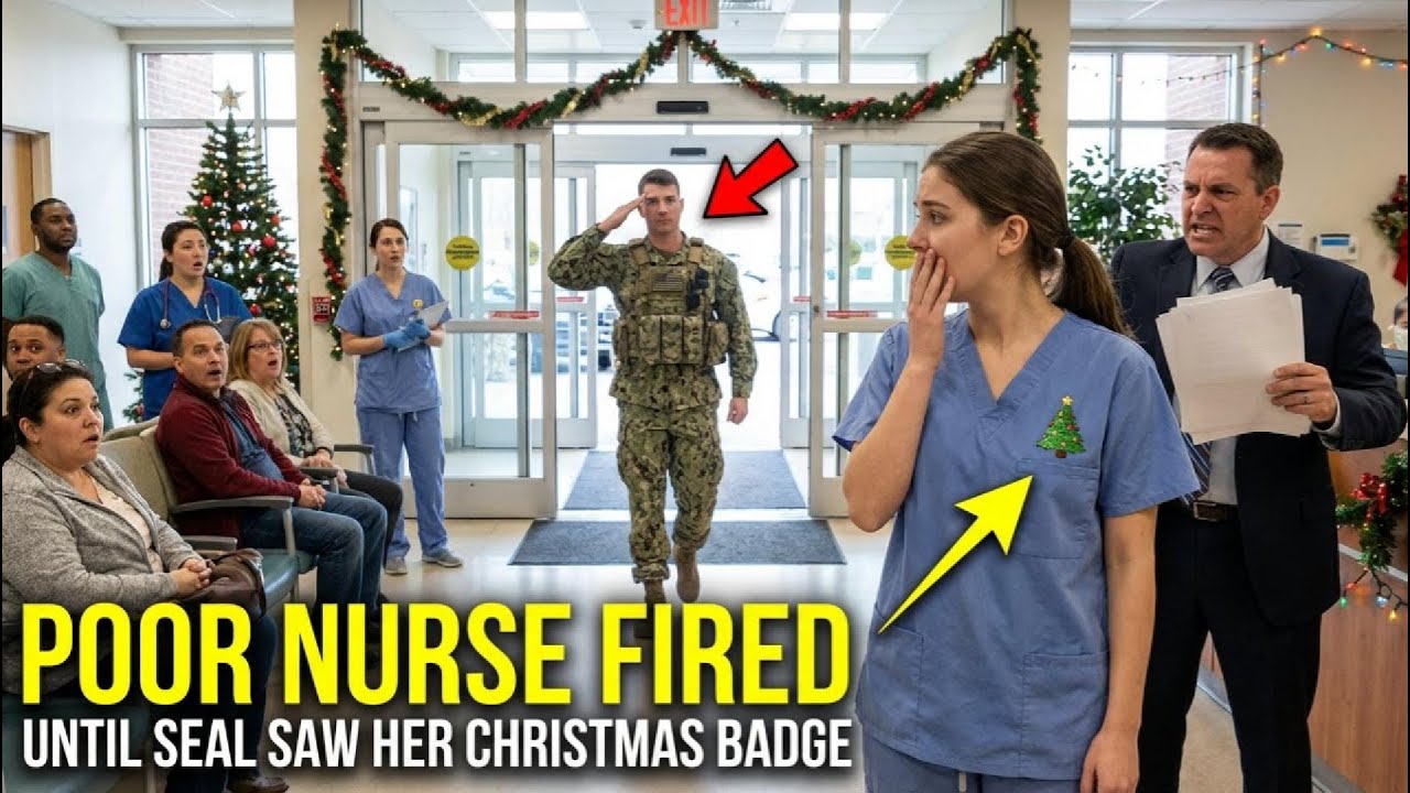 Hospital CEO Fired the “Poor Nurse” — Then SEALs Saluted Her Christmas Badge