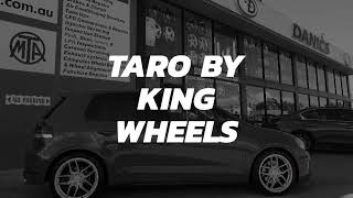 Taro by King Wheels on a Golf GTI