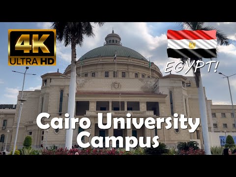 Cairo University | 4K Campus Tour | جامعة القاهرة