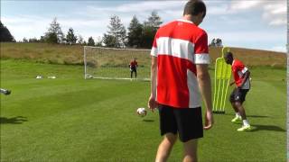 TRAINING: Finishing Masterclass with the Leyton Orient strikers