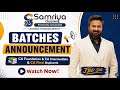 CA Foundation, Inter & Final Batch Announcement 2026 | JBD Sir | Samriya Classes