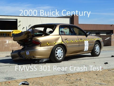 1998-2005 Buick Century/Regal FMVSS 301 Rear Crash Test (50 Mph)