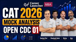CAT 2026 Mock Test Analysis (OPEN CDC 01): What You Did Wrong + Mock Strategy Update