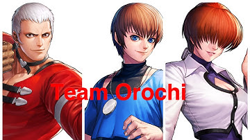 Kof 2002 um PS4 arcade mode playthuogh with Team Orochi