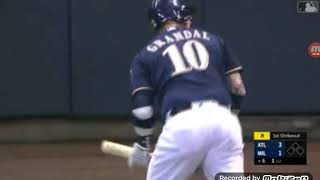 Yasmini Grandal gets ejected by Jordan Baker in the 6th