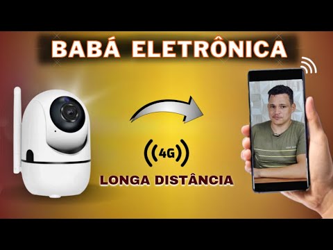 👶Babá Eletrônica como acessar na Rede Móvel 4G (CÂMERA IP WIFI ACESSO DE QUALQUER LUGAR DO MUNDO)