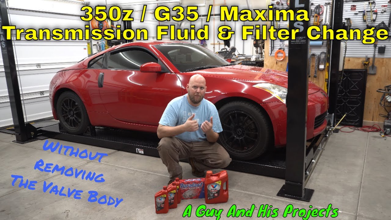 350z Transmission Fluid and Filter Change DIY - You don't have to