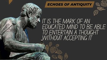 It Is The Mark Of An Educated Mind To.. (The Enlightened Mind)
