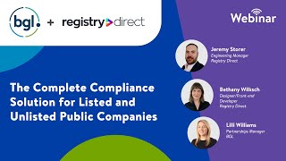 BGL x Registry Direct Webinar | Listed and Unlisted Public Companies (November 2024)