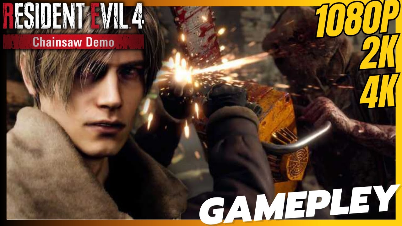 Resident Evil 4 Remake Chainsaw Demo  Vídeo compara os gráficos e  desempenho do jogo rodando