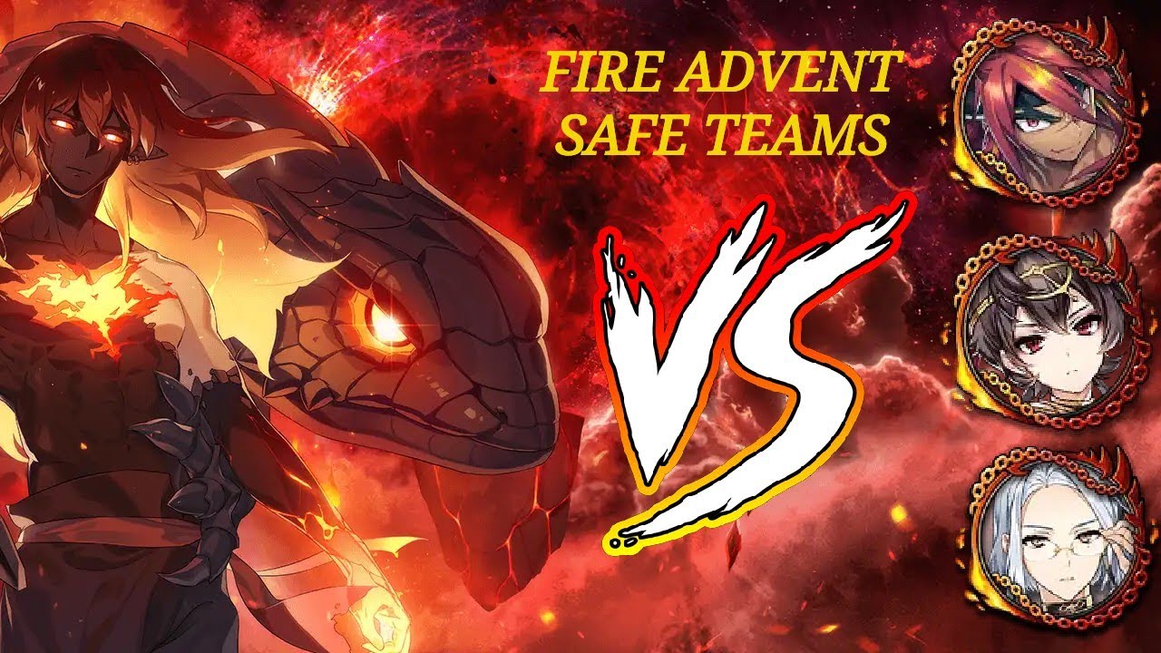 Epic Seven Epic Hell Fire Advent Safe Teams Enraged Blazing