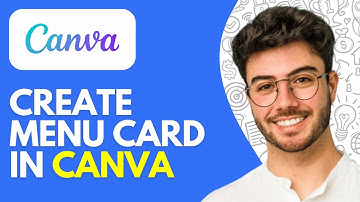 How to Create Menu Card in Canva | Create Menu for Restaurant in Canva (2025)