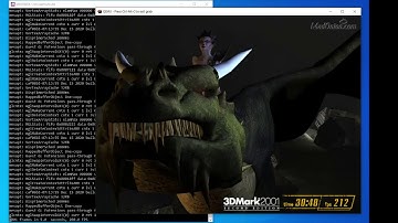 QEMU running 3DMark 2001 SE from Windows Guest on Windows 10 Host