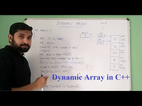 Dynamic Array in C++ | Higher Secondary +2 | Structures and Pointers ...