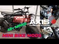 Axis Off Road/Coleman CT200 Mini Bike MODS AND UPGRADES!!!