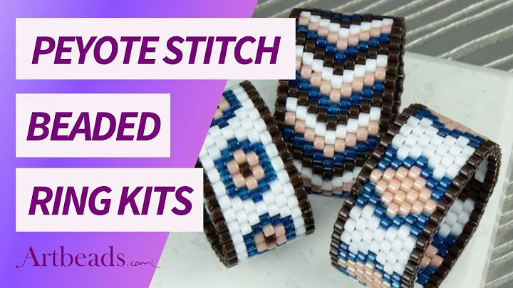 Peyote Stitch Ring Kits with TOHO Aiko Seed Beads - Jewelry Making Tutorial