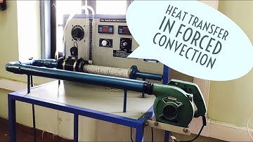 Heat transfer in forced convection apparatus : Thermal Lab experiments