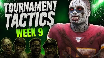 NFL Week 9 DraftKings and FanDuel DFS Strategy and Picks | Tournament Tactics