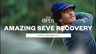 Vintage Seve... What an AMAZING recovery from the BUSHES!