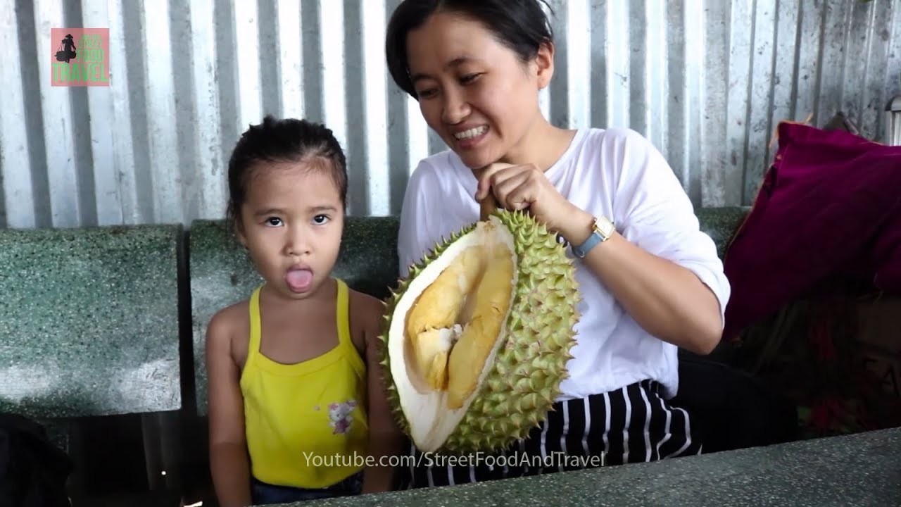 Street Food Vietnamese - Durian Fruit - Sầu Riêng Long Khánh | Street Food And Travel