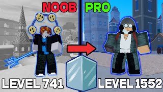 Lvl1 Noob gets ICE FRUIT, Reach 2nd SEA & AWAKENS it! in