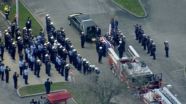 Raw video: Dowling's casket placed on fire truck