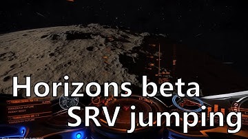 Elite Dangerous Horizons Jumping off a cliff in an SRV
