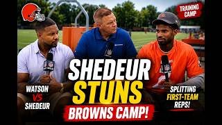Shedeur Sanders STUNS Browns Camp! 😱 Splitting First-Team Reps With Watson Changes EVERYTHING!