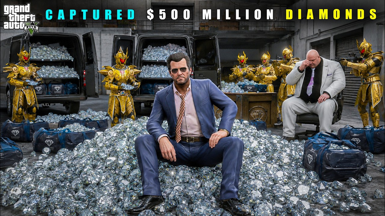 GTA 5 : CAPTURED BIG DANNY'S $500 MILLION DOLLAR DIAMONDS || BB GAMING