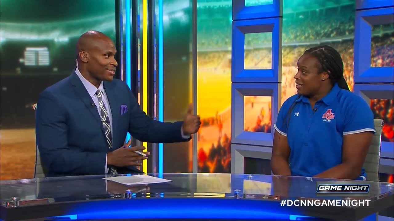 Women's Soccer Head Coach Marsha Harper on DCW50/DC News Now's "Game Night" with Derek Forrest