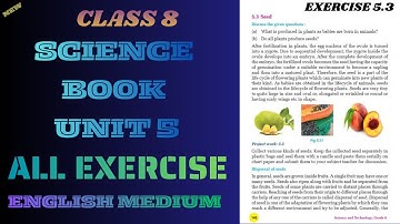 Class 8 Science book unit 5 // Exercise5.3// English Medium// All Exercise 5.3
