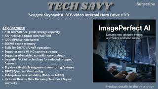 Seagate SkyHawk AI 8TB Review – Best Surveillance HDD for DVR & NVR in 2026?