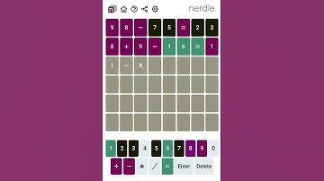 #Nerdle Today Answer 21 February 2022 #33