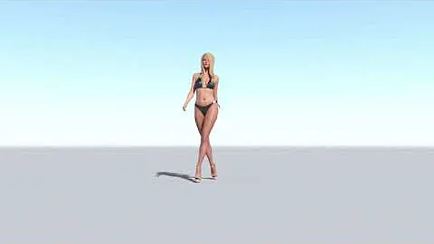 Daz Studio Walking Animation, Daz3d Animate 2, Aniblocks Genesis 3, 3d Woman Walking
