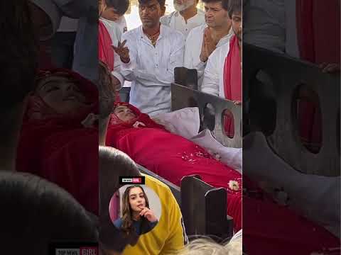tunisha sharma last funeral video  tunisha sharma death video #tunishasharma #funeral #bollywoodnews