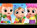 Picking Vegetables At The Farm | Vegetables Song | Little Angel Kids Songs