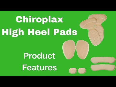 Chiroplax High Heel Cushion Insert Pads - Product Features